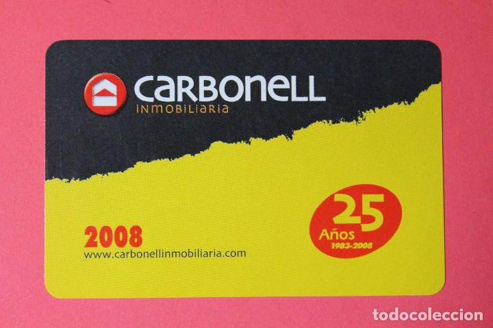 Coleccionismo calendarios: CALENDARIO FOURNIER. PERFECTO. A&Ntilde;O 2008. CARBONELL INMOBILIARIA. ALCOY ONTINYENT.
