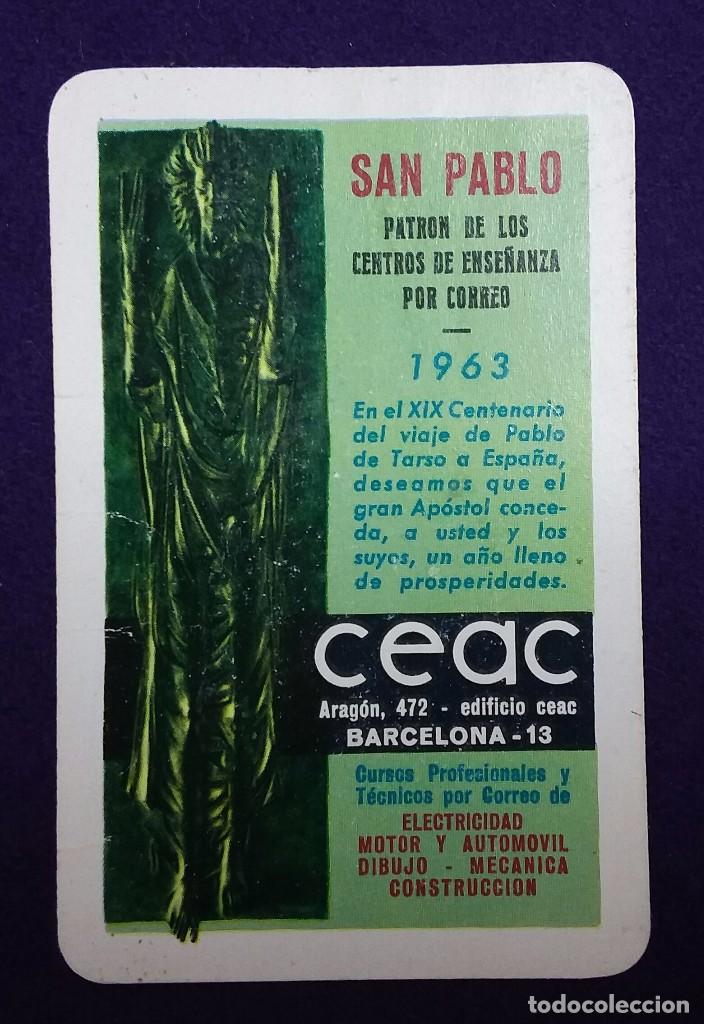 Collectionnisme Calendriers: CALENDARIO FOURNIER. CEAC.1963