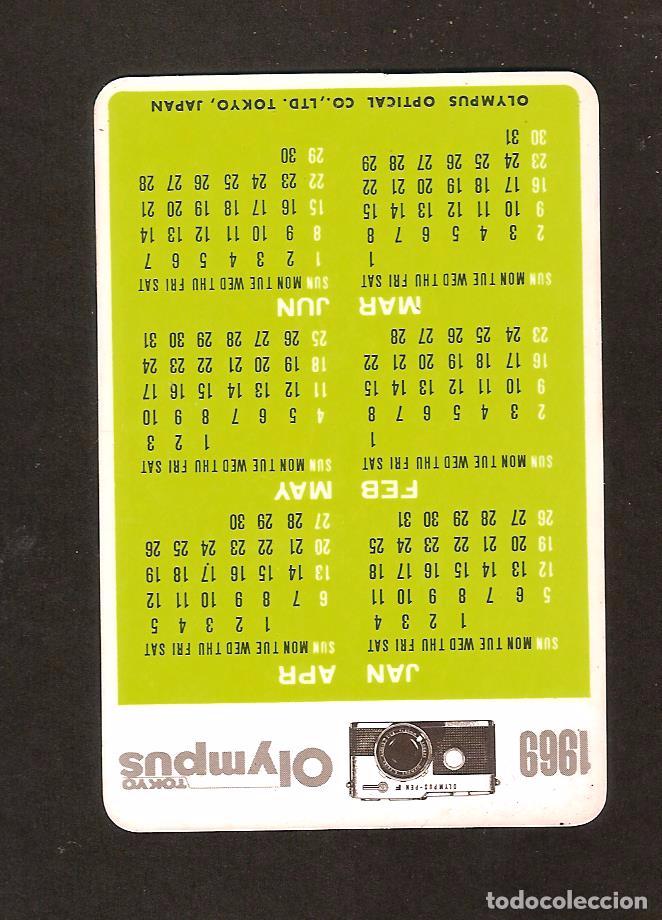 Coleccionismo calendarios: CALENDARIO OLYMPUS A&Ntilde;O 1969. - Foto 2