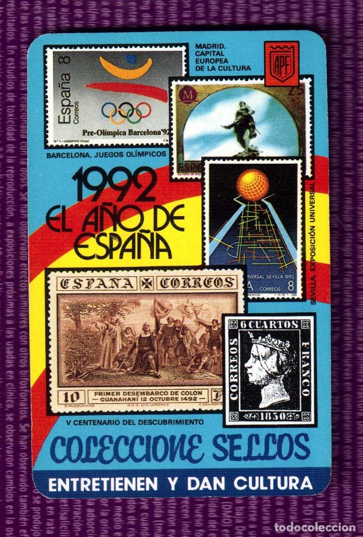 Colecionismo Calend&aacute;rios: calendario fournier 1992, nuevo