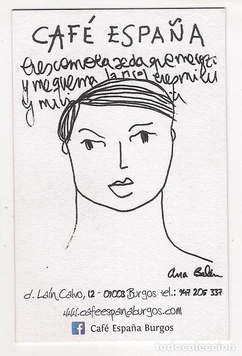 Coleccionismo Calendarios: -66507 CALENDARIO CAFE ESPA&Ntilde;A, A&Ntilde;O 2014, BURGOS, DIBUJO ANA BELEN