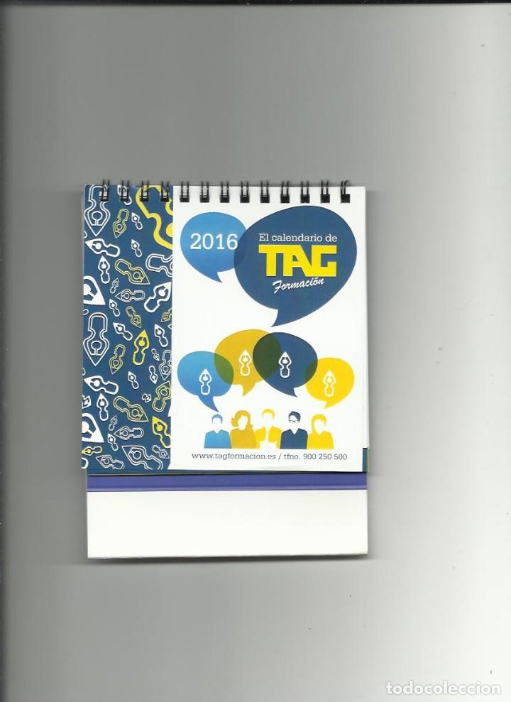 CALENDARIO DE SOBREMESA TAg 2016