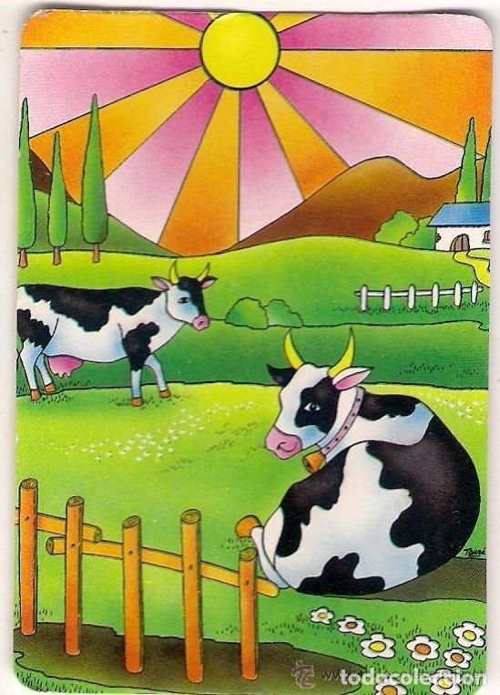 47243 calendario dibujo vacas en el campo, año - Compra venta en  todocoleccion