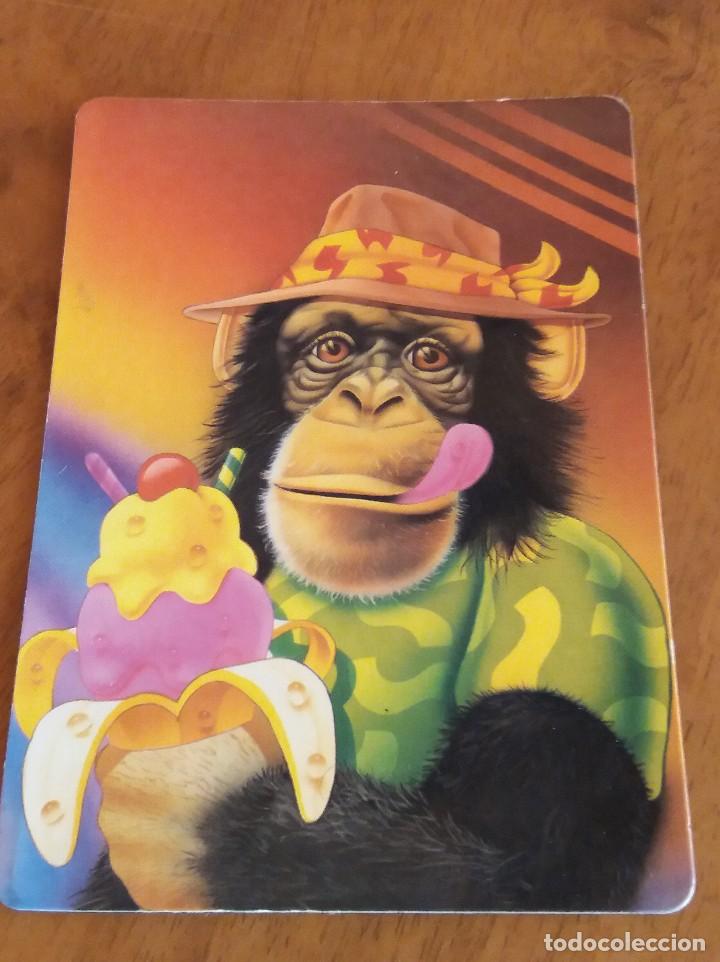 Collectionnisme Calendriers: CALENDARIO DE BOLSILLO - ANIMALES - MONOS - CON PUBLICIDAD (VER FOTO ADICIONAL) A&Ntilde;O 2000