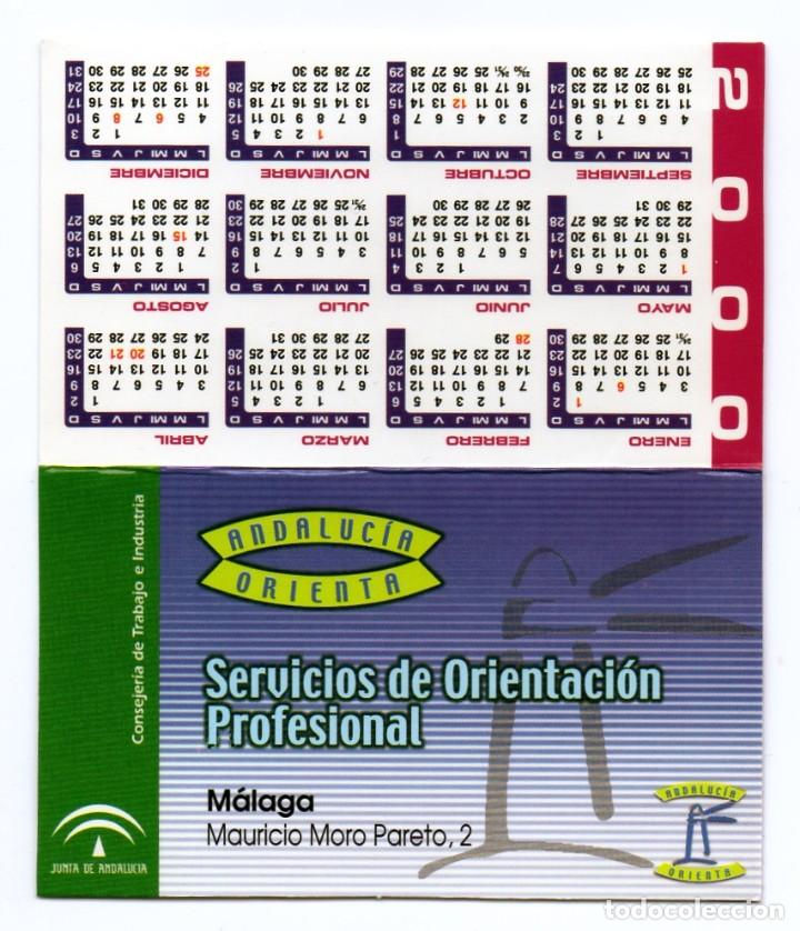 Coleccionismo calendarios: Calendario de Publicidad 2000 - SERVICIO DE ORIENTACI&Oacute;N PROFESIONAL (M&Aacute;LAGA)