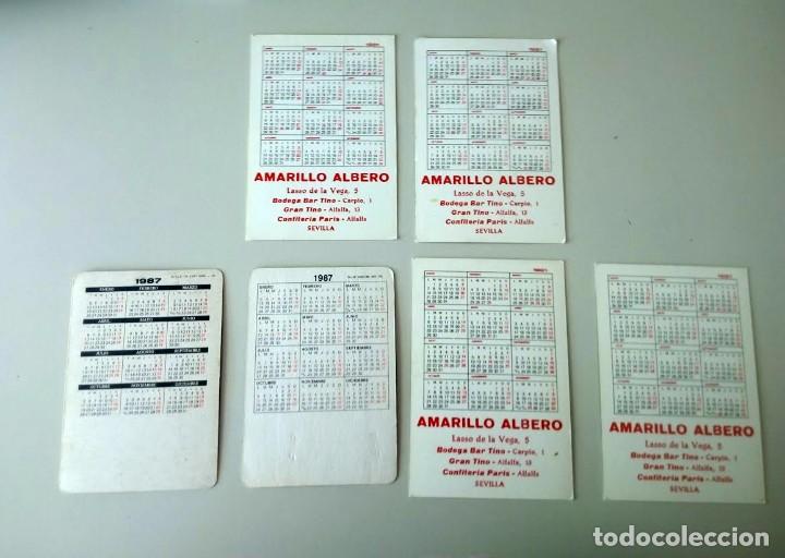 Coleccionismo calendarios: 6 CALENDARIOS DE BOLSILLO DE LA VIRGEN DEL ROC&Iacute;O - Foto 2