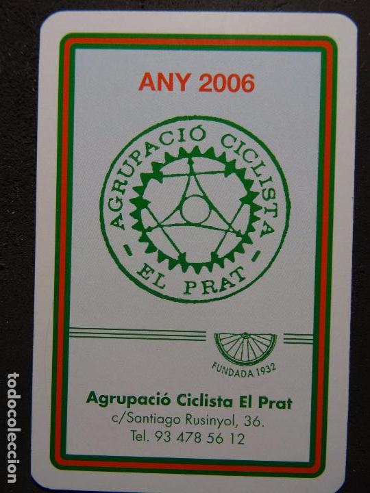 Coleccionismo calendarios: CALENDARIO BOLSILLO DEPORTE 2006 (CICLISMO - AGRUPACION EL PRAT. NAIPES COMAS) NUEVO