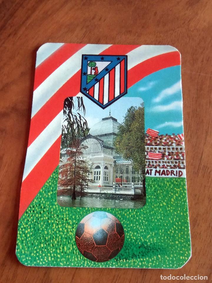 Colecionismo Calend&aacute;rios: CALENDARIO - DEPORTES F&Uacute;TBOL - CON PUBLICIDAD (VER FOTO ADICIONAL) A&Ntilde;O 1996 - ATLETICO DE MADRID