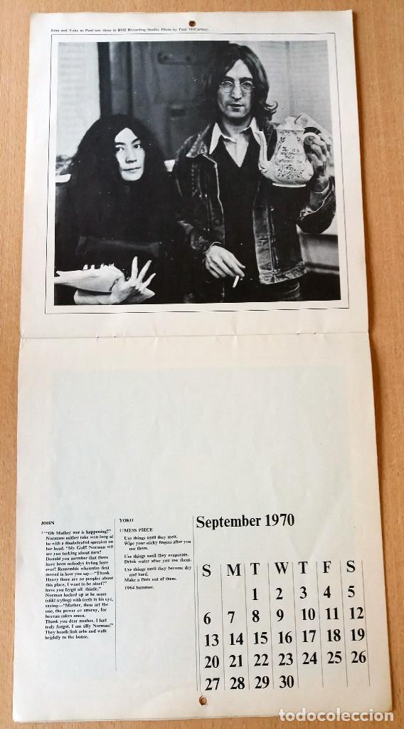 john lennon. john & yoko calendar vintage origi Comprar Calendarios