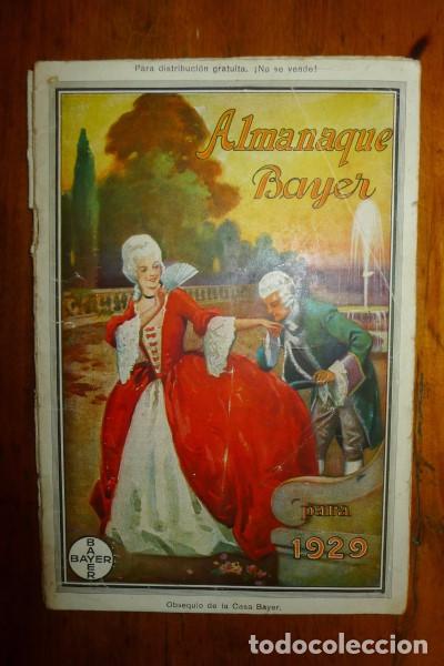 Coleccionismo calendarios: ALMANAQUE BAYER para 1929 - Foto 1