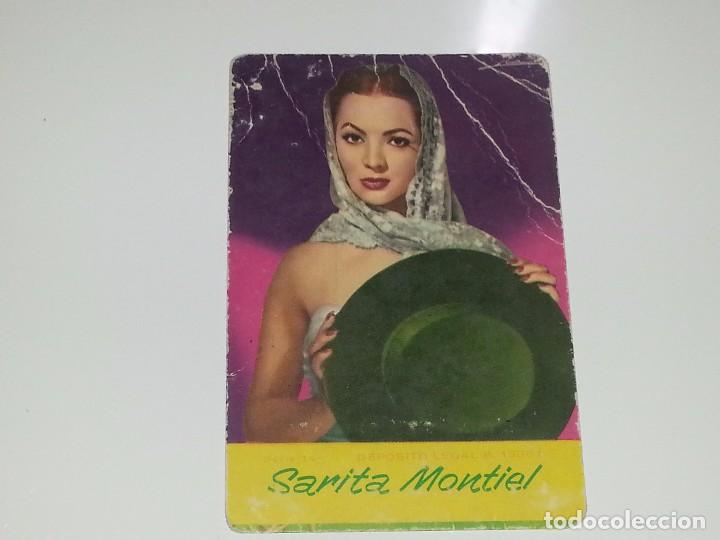 Coleccionismo calendarios: ANTIGUO CALENDARIO DE BOLSILLO SARA MONTIEL SARITA MONTIEL SERIE 14 A&Ntilde;O 1965