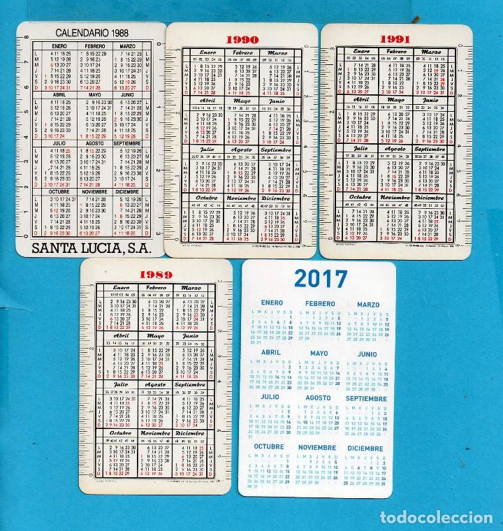 Ocho Calendarios De Varios Años De Santa Lucia Comprar Calendarios Antiguos En Todocoleccion 1708
