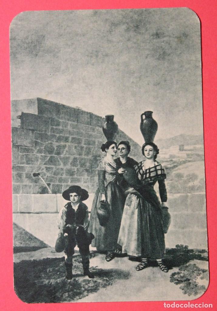 Collectables Calendars: CALENDARIO NO FOURNIER. A&Ntilde;O 1950. CUADRO DE GOYA. VER PUBLICIDAD DEL REVERSO.