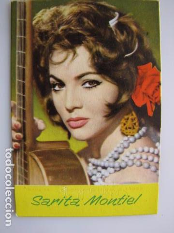 Coleccionismo calendarios: Calendario actriz cine Sara Montiel. 1965 Melilla