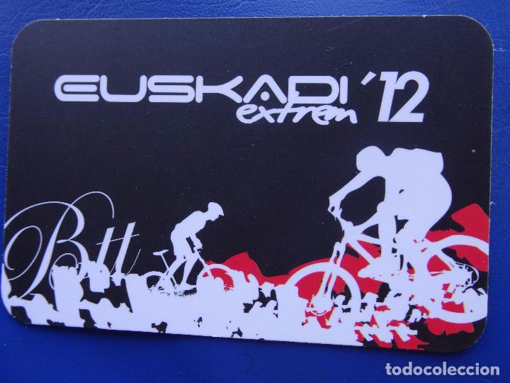 Coleccionismo calendarios: CALENDARIO BOLSILLO DEPORTE 2012 (CICLISMO. BTT EUSKADI EXTREM &acute;12) NUEVO