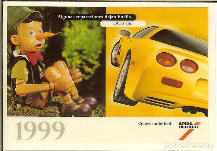 Coleccionismo Calendarios: CALENDARIO PLASTIFICADO - 1999 - SPIES HECKER - PINOCHO