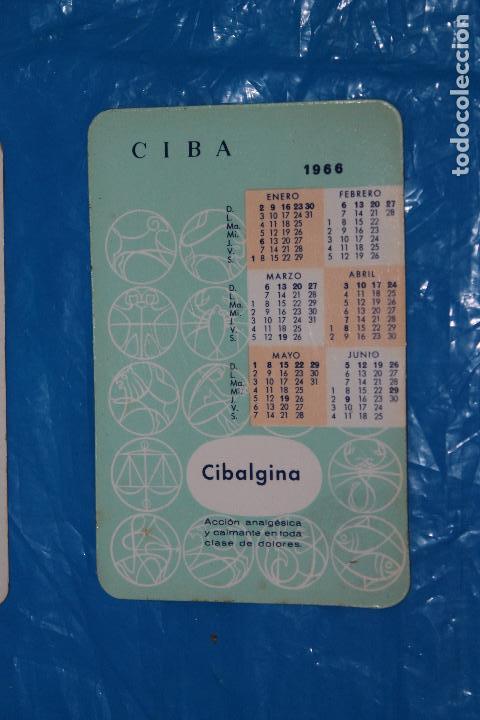 Collectionnisme Calendriers: CALENDARIO, 1965 - 66, PUBLICIDAD, CIBALGINA