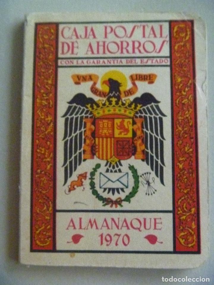 Coleccionismo calendarios: ALMANAQUE ( AGENDA ) 1970 DE LA CAJA POSTAL DE AHORROS .CON AGUILA DE SAN JUAN