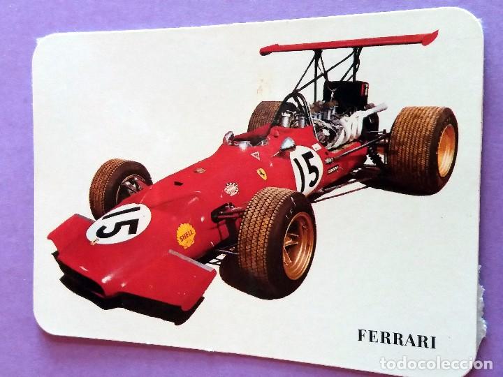 Coleccionismo calendarios: CALENDARIO - COCHES DE CARRERAS - 1971 - FERRARI - CON PUBLICIDAD (VER FOTO ADICIONAL)