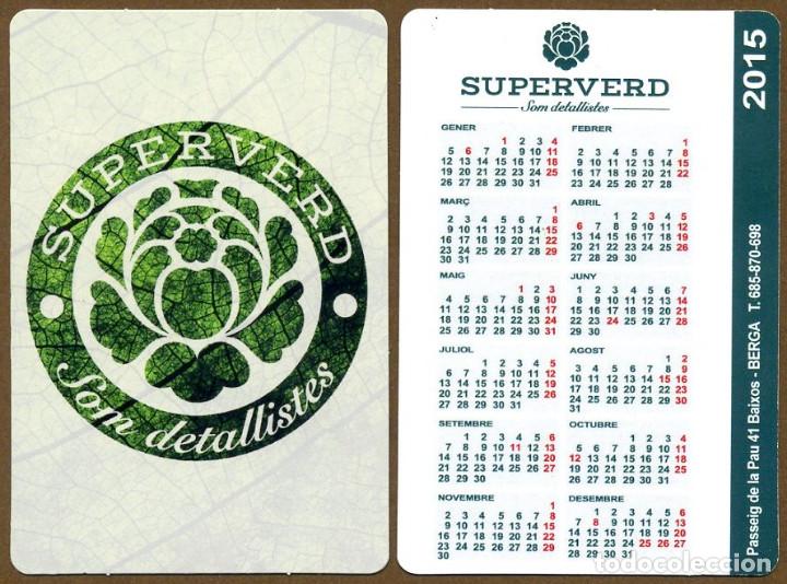 Coleccionismo Calendarios: CALENDARIOS BOLSILLO - SUPERVERD 2015