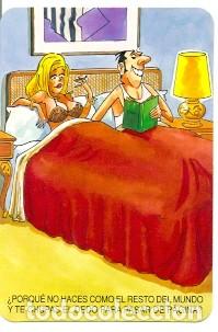Coleccionismo Calendarios: Calendario Humor. Leer en la cama. ref. 11-04L234