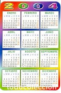 Coleccionismo calendarios: Calendario 2004. ref. 11-04Lsn2 - Foto 1