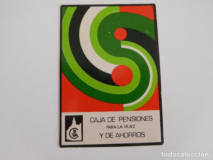 Coleccionismo Calendarios: Calendario de bolsillo a&ntilde;o 1974 Caja de pensiones para la vejez y de ahorros