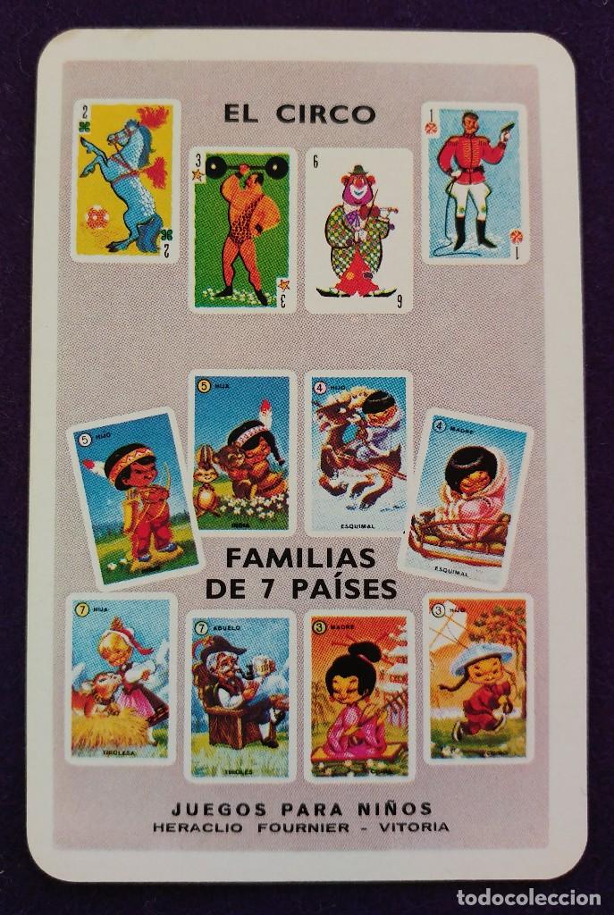 Collectionnisme Calendriers: CALENDARIO FOURNIER. EL CIRCO. FAMILIAS DE 7 PA&Iacute;SES. JUEGOS PARA NI&Ntilde;OS. 1969.