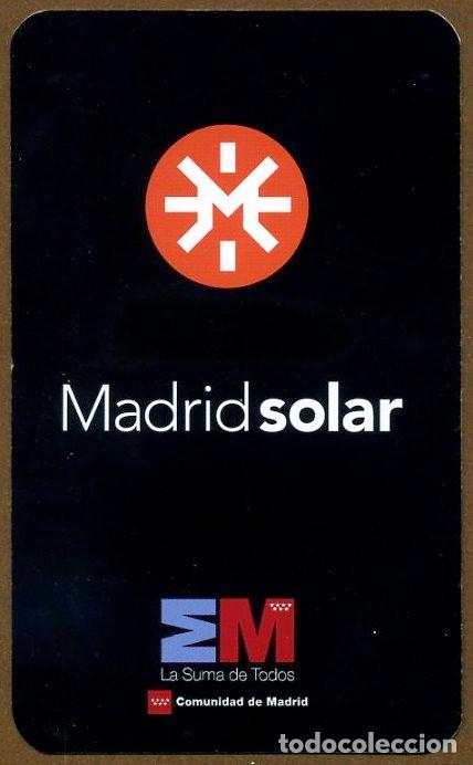 Coleccionismo calendarios: Calendarios Bolsillo - MADRID SOLAR 2005 - Foto 1