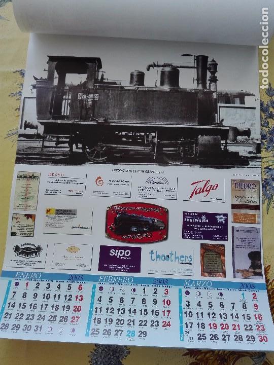 Collectionnisme Calendriers: Calendario pared 2008 - asoc. Amigos ferrocarril -las matas Madrid - tren - 33x49 - 150 gr