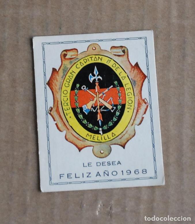 Coleccionismo calendarios: CALENDARIO TERCIO GRAN CAPITAN 1&ordm; DE LA LEGION MELILLA 1968