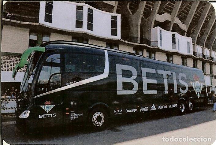 Coleccionismo Calendarios: CALENDARIO DE BOLSILLO F&Uacute;TBOL - 2018 - AUTOB&Uacute;S BETIS
