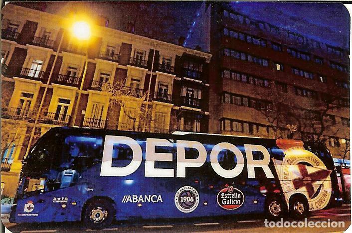 Coleccionismo Calendarios: CALENDARIO DE BOLSILLO F&Uacute;TBOL - 2018 - AUTOB&Uacute;S DEPORTIVO CORU&Ntilde;A