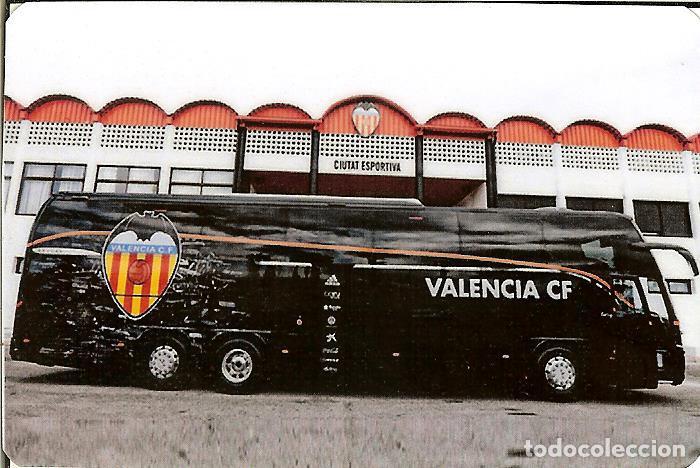 Coleccionismo Calendarios: CALENDARIO DE BOLSILLO F&Uacute;TBOL - 2018 - AUTOB&Uacute;S VALENCIA