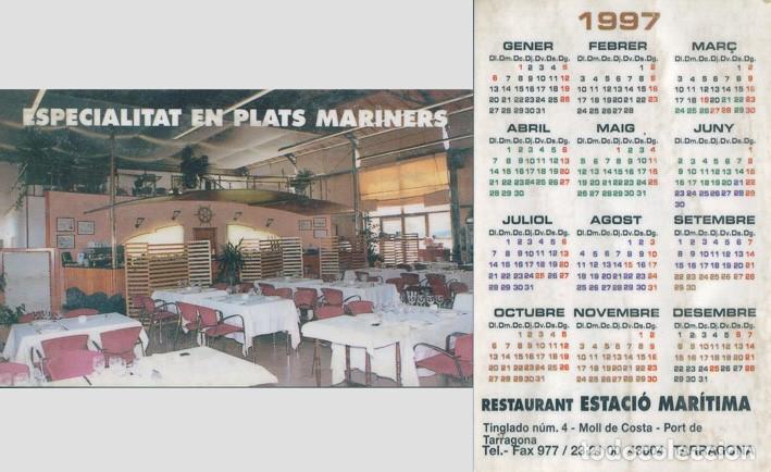 Coleccionismo calendarios: Calendario tarragona 1997 - restaurante estacio maritima