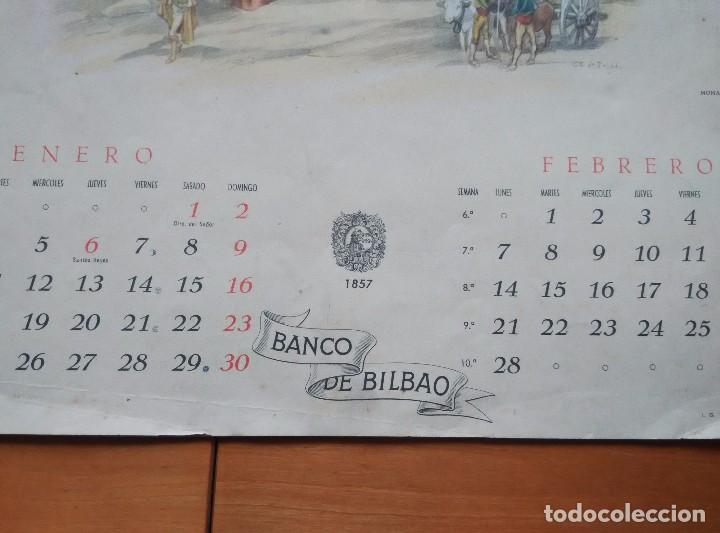 Coleccionismo calendarios: CALENDARIO BANCO BILBAO A&Ntilde;O - Foto 2