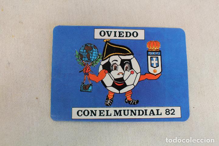 Coleccionismo calendarios: calendario oviedo co el mundial 82 - 1982