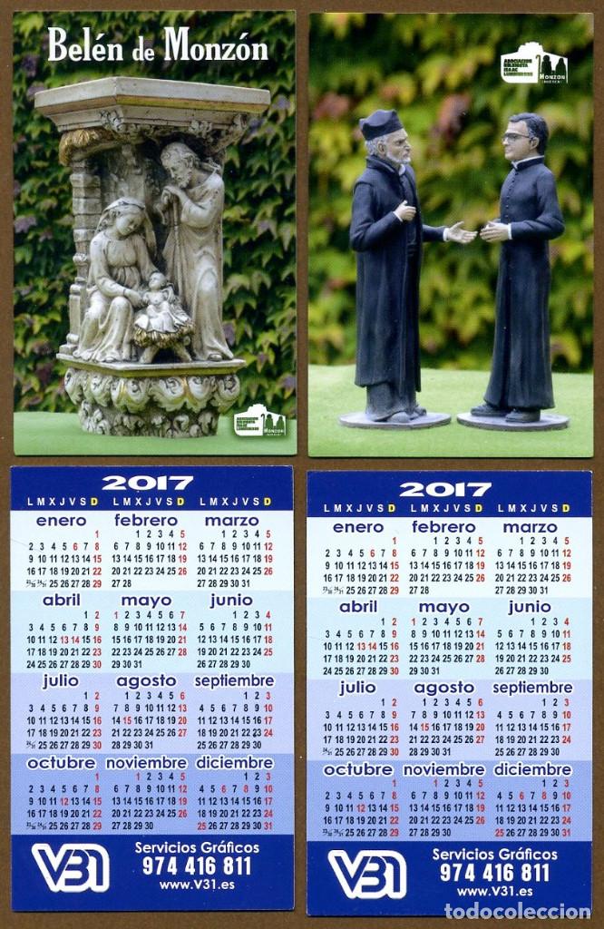 Coleccionismo Calendarios: 2 Calendarios Bolsillo - BELEN MONZON 2017
