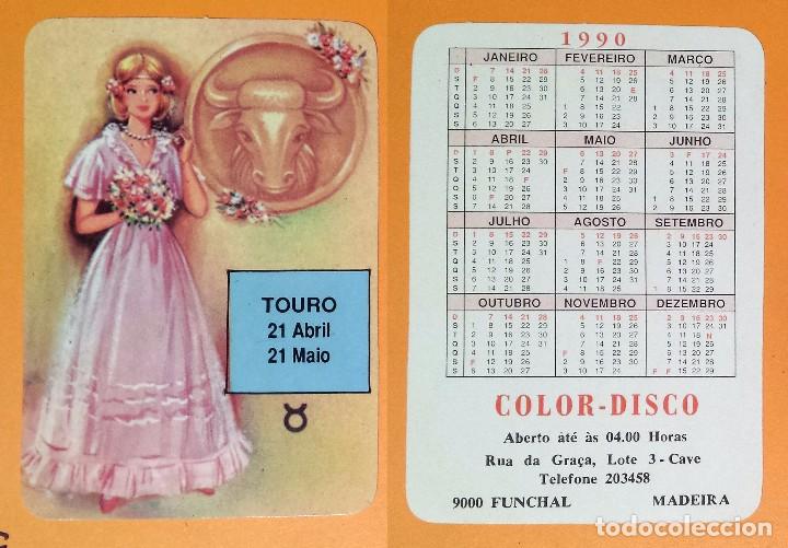 Coleccionismo Calendarios: TAURUS - CALENDARIO EDITADO EN PORTUGAL - FUNCHAL - MADEIRA -1990