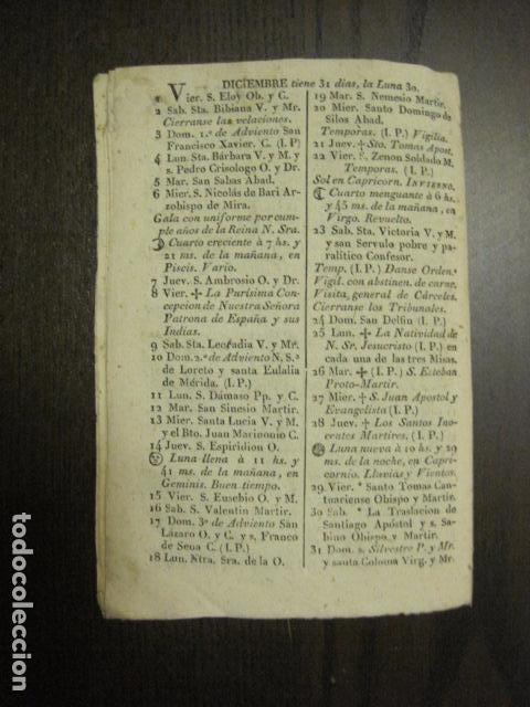 calendario almanaque para el año 1826 - princip - Comprar Calendarios ...