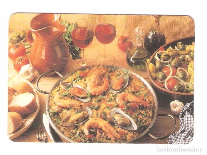 Coleccionismo calendarios: CALENDARIO BOLSILLO SERIE A&Ntilde;O 2001 ALIMENTACI&Oacute;N - PAELLA Y OTROS - VER FOTO REVERSO