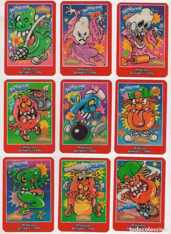 Coleccionismo Calendarios: -81084 12 CALENDARIOS DIBUJOS DE CROMOS DE BOMBERS PHOSKITOS, A&Ntilde;O 2017, BOMBERS 1996