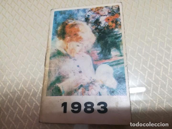 Collectables Calendars: Muy Peque&ntilde;a agenda del a&ntilde;o 1983 con publicidad de baeza miren fotos