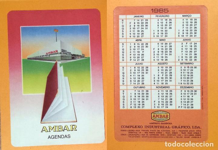 Coleccionismo Calendarios: CALENDARIO EDITADO EN PORTUGAL - 1985 - AGENDAS AMBAR