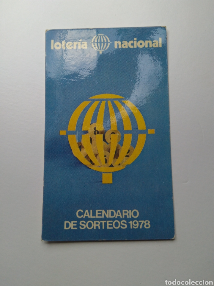 Coleccionismo calendarios: CALENDARIO DE BOLSILLO 1978, LOTERIA NACIONAL, CALENDARIO DE SORTEOS