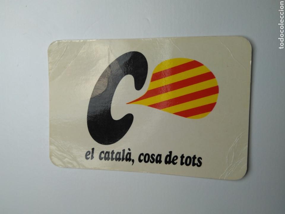Coleccionismo calendarios: CALENDARIO DE BOLSILLO DE PUBLICIDAD EL CATAL&Agrave;, COSA DE TOTS A&Ntilde;O 1984.