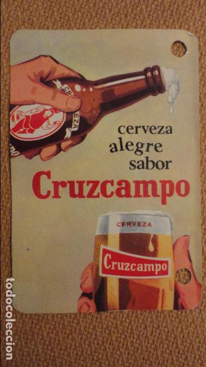 Coleccionismo Calendarios: ANTIGUO CALENDARIO.CERVEZA CRUZCAMPO.1966