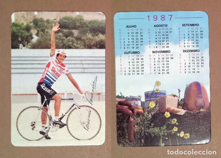 Coleccionismo calendarios: CALENDARIO SERIE CICLISMO - EDITADO EN PORTUGAL - 1987