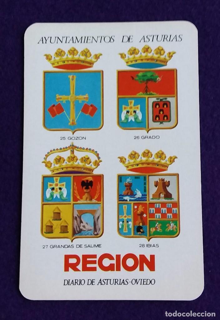 Collectables Calendars: CALENDARIO FOURNIER. AYUNTAMIENTOS DE ASTURIAS. 1972