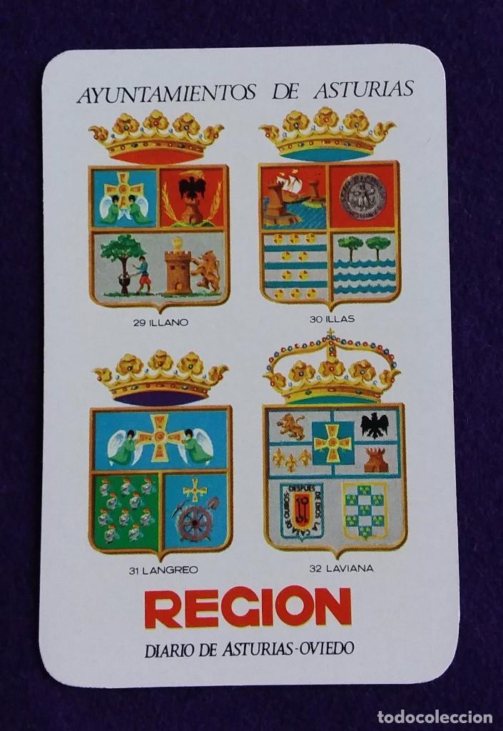 Colecionismo Calend&aacute;rios: CALENDARIO FOURNIER. AYUNTAMIENTOS DE ASTURIAS. 1972